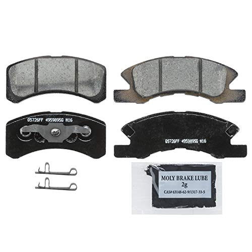 Wagner QS ZD1731 Disc Brake Pad Set, Chamfered Edges for Smooth, Quiet Stops, Fits 2014–2023 Mitsubishi Mirage