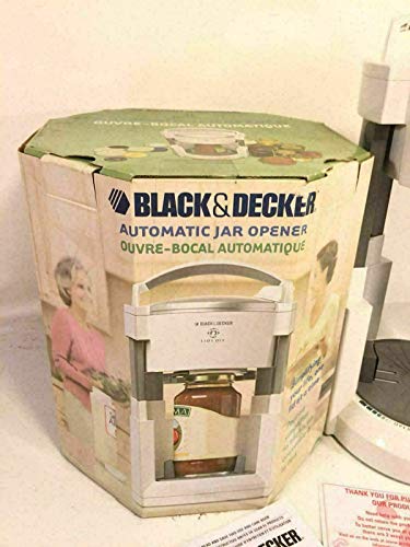 Black Decker Lids Off Automatic Jar Opener White Model Jw200 Original Box #TOP1