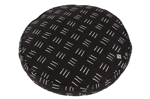 Molly Mutt Dreams Dog Bed Duvet Cover, GOTS-Certified 100% Organic Cotton Canvas Cover for Dog, Puppy, or Cat Bed, Durable, Washable, and Free of Harmful Chemicals, Round, 36"x5"