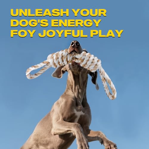 Image of Fida Dog Rope Toys for Aggressive Chewers, Tug Toys for Large Medium Dogs