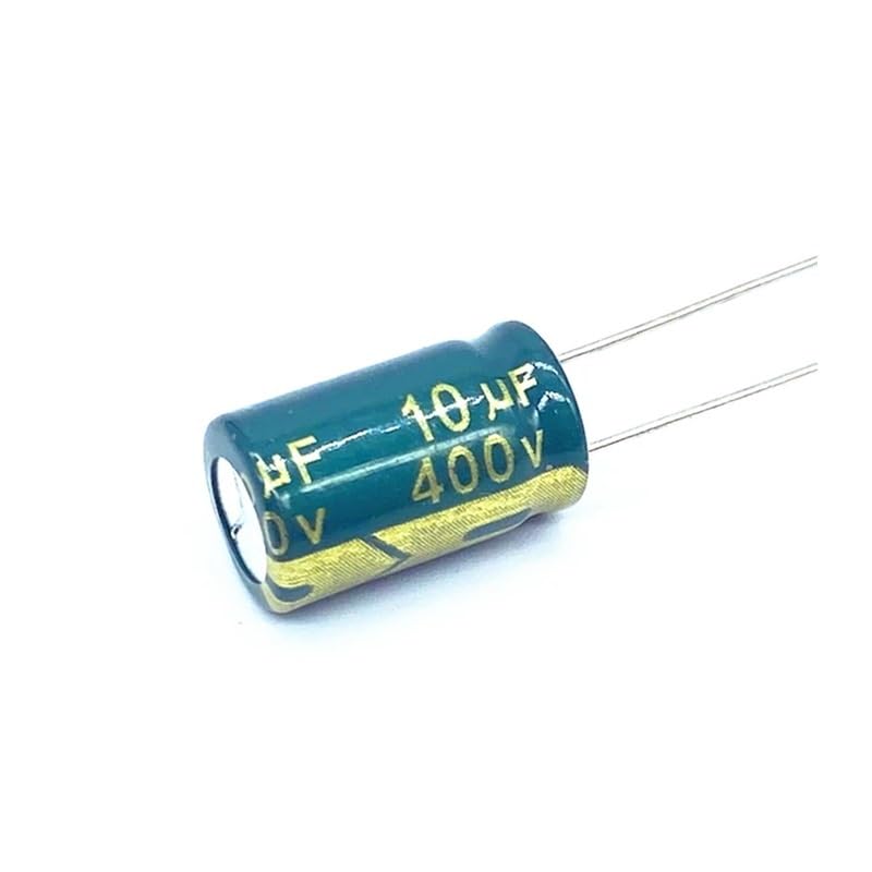 Condensateur 10uf 400V aluminium 10x17mm pour filtrage de courant secteur