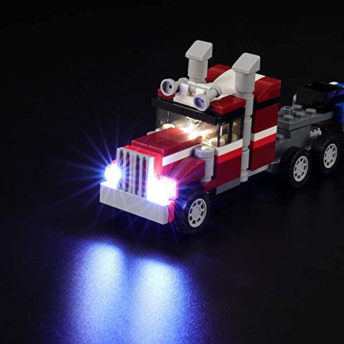 XIAN LED Beleuchtungsset für Shuttle Transporter - Kompatibel mit Lego 31091 Bausteine Modell- Enthält nicht das Lego… – Bild 6