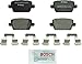 BOSCH BP1314 QuietCast Premium Semi-Metallic Disc Brake Pad Set - Compatible With Select - Compatible With Select Land Rover LR2; Volvo S80; REAR