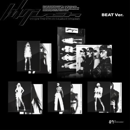 KAKAO ENTERTAINMENT - aespa 5th Mini Album [Whiplash] BEAT Ver. 5 ver SET Music Album