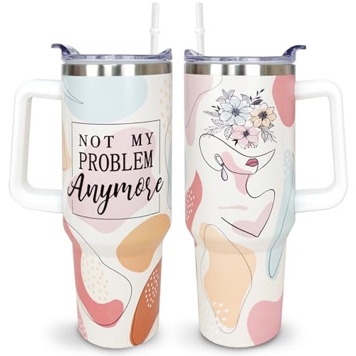 BBsoft Retirement Gifts for Men Women Retired Mug Dad Mom Grandpa Grandma Father's Day Mother's Day Christmas Stainless Steel Insulated With Lid and Straw