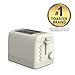 bella 2 Slice Toaster, 6 Setting Shade Control w Reheat, Cancel, Bagel & Defrost Buttons, Removable Crumb Tray, Anti Jam & Auto Shutoff, Auto Centering Guides & Cord Wrap, 900 Watt, Oatmilk