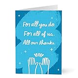 Hallmark Business (25 Pack) Thank You Card (All Our Thanks) for Nurses, Doctors and Medical Staff