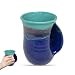 Clay in Motion Handwarmer Mug - Mystic Waters - Right Handed