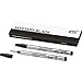 Montblanc 113840 - Refill (B) per penne roller LeGrand, Mystery Black (nero) – Ricariche di alta qualitá, punta spessa, 1 x 2 Refill