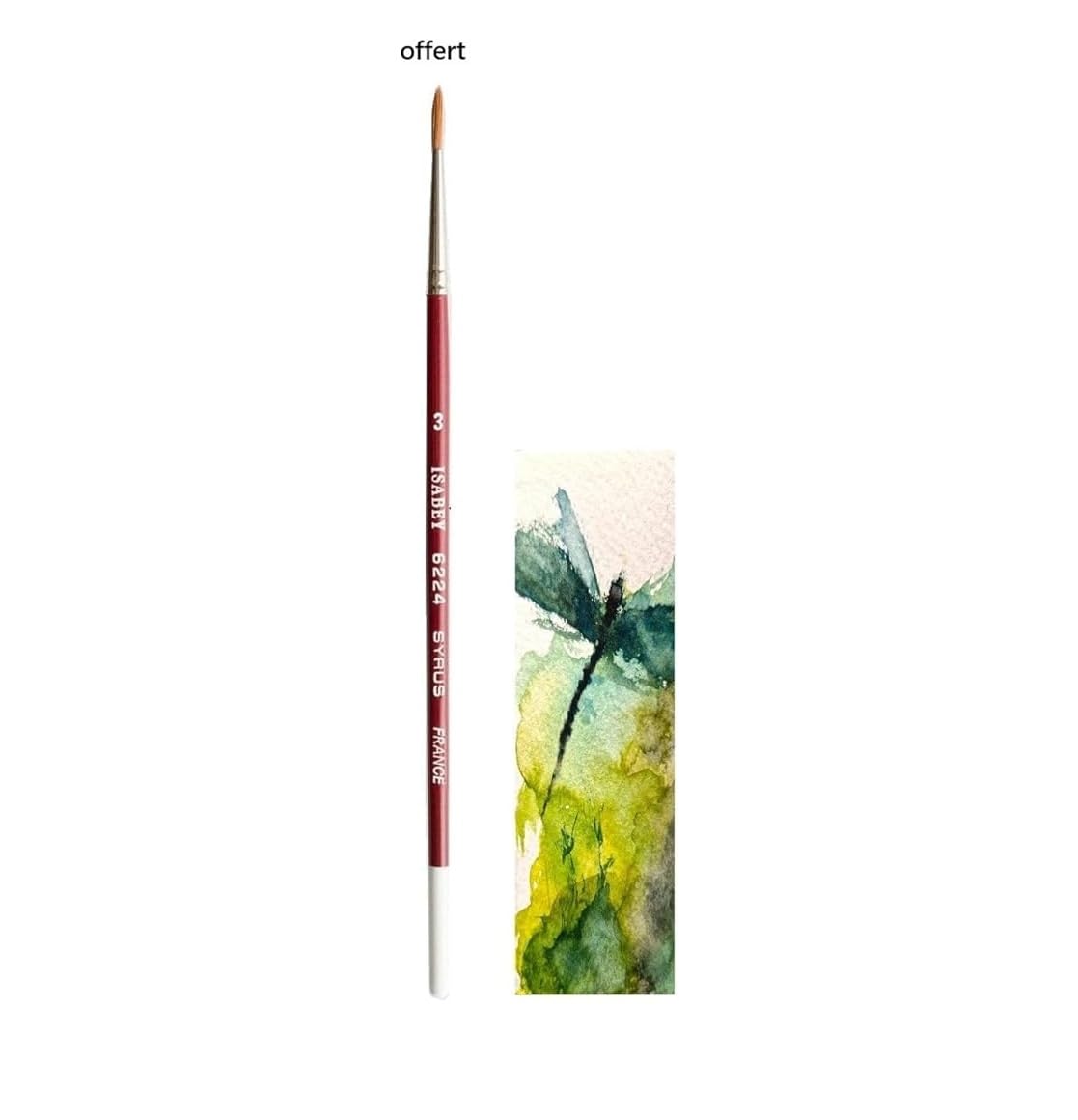Sennelier Aquarellfarben-Set, 18 halbe Näpfchen Extra-Fein, Metalldose mit 1 Karte und 1 Gratis-Pinsel