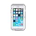 iPhone 6 Case,iPhone 6s Case Amever Aluminum Metal Case with Silicone - Water Resistant Shockproof Heavy Duty Tempered Glass Screen Protector - Dual Layer Protective Case for iPhone 6 4.7 Inch