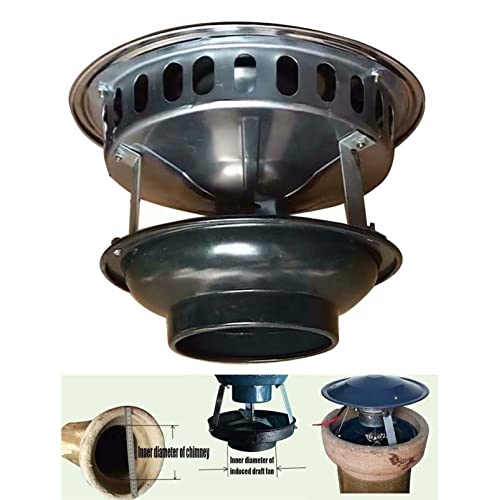 Aspirateur de fumée pour cheminée extracteur robuste en acier inoxydable de toit - 5