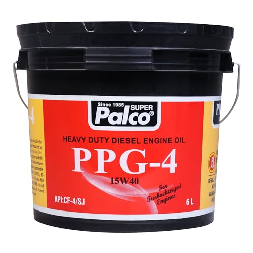 Image of PALCO PPG-4 15W40 | API:CF-4 /SJ & MB 228.1 Multigrade Engine oil for Diesel Commercial Road Transport Off Highway Vehicles | New Generation Automotive Vehicles | 6 Litres