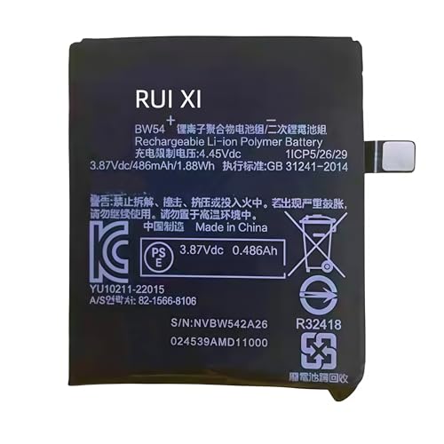 Batería compatible para Xiaomi S2 46mm 486mAh 3.87V miniatura 2