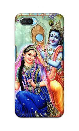 Image of Printed Hard Back Cover Case for Realme 2 Pro Back Cover (Radha Krishna) -1803