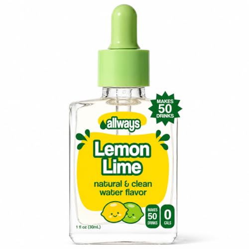 Image of Allways Drops Lemon Lime Water Enhancer | Sugar Free | 50 Servings