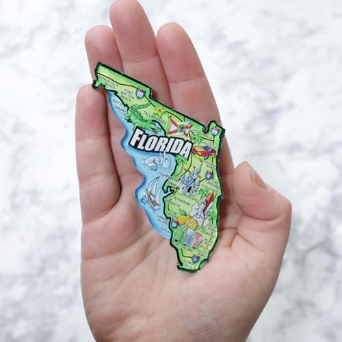 Imán Decorativo Acrílico Florida State 3x3 Pulgadas miniatura 5