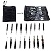 18 Pcs KFZ Kabel Stecker Ausbau Werkzeug, Terminal Removal Tool Kit, Terminal Steckverbindung Demontage Pin Extractor Tool Entriegelungswerkzeug für Flach- und Rundsteckkontakte