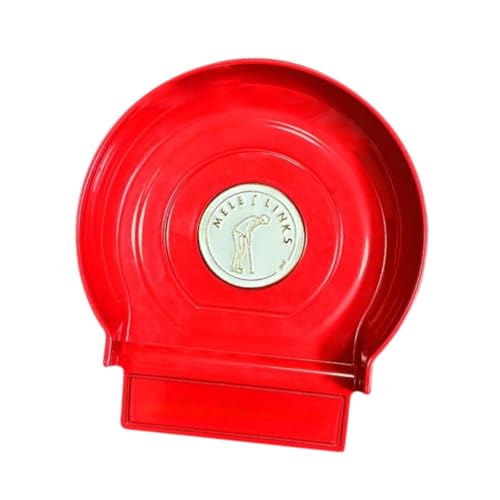 Colaxi Golf Putting Hole Cup Indoor Outdoor Practice Aluminum Alloy Training Tool for Adults for Lawn Garden Backyard Offices Gifts, red