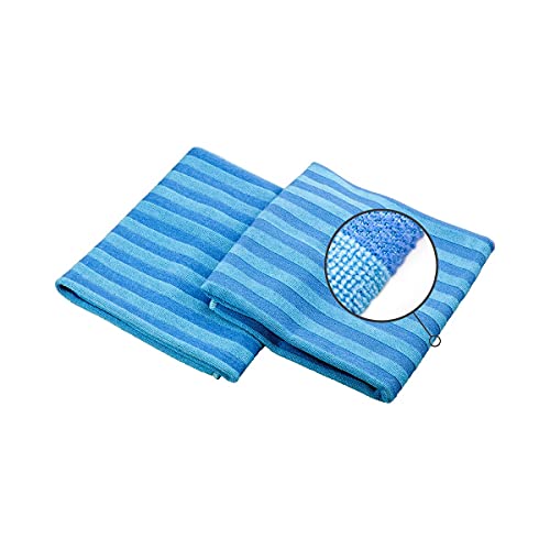 BÜMAG Bodentücher Mikroborsten, 2 Stück, Reinigungstücher, Bodenwischer, Mikrofaser, Haushaltstücher, Scheuertuch, Putztuch, Scheuerlappen, Polyester, 55 x 50 cm