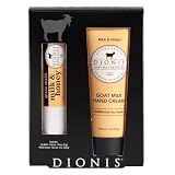 Dionis Goat Milk Milk & Honey Hand Cream and Lip Balm Set