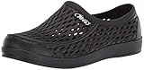 TECS Women's Summer Slip On Classic Clog Water Shoes - Lightweight, Easy to Clean and Cushioned Insole Black