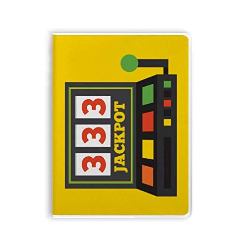 Carnet Jackpot One Arm Bandit avec couverture en gomme souple pour notes