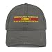 CreativeTees4You Medicated Veteran for Your Protection PTSD Distressed Dad Hat Baseball Cap Charcoal Grey
