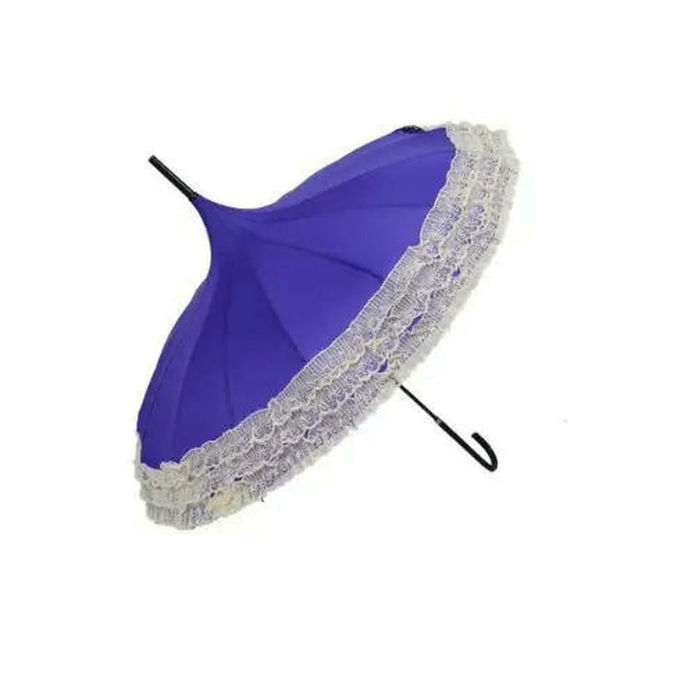 JCVBN Koronkowy parasol pagoda do golfa, długi uchwyt, fantazyjny parasol