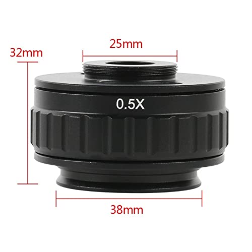 Cámara de microscopio digital 2K 48MP USB con adaptador para microscopio estéreo trinocular 3