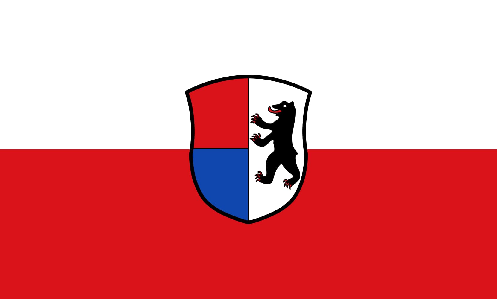 Drapeau Betzigau 90x150cm | Pavillon format paysage 1.35m²