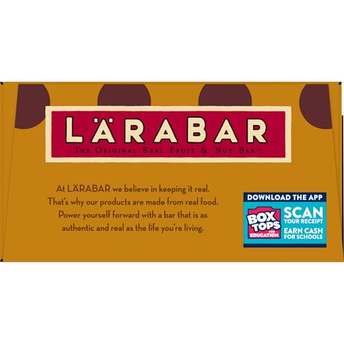 Larabar Peanut Butter Chocolate Chip, Fruit and Nut Bars, Gluten Free and Vegan, 28.8 oz, 18 Ct