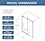 KPUY Frameless Shower Door, 56-60" W x 76" H Sliding Glass Shower Door, 1/4" (6mm) Thick Tempered Clear Glass with Explosion-Proof Film Nano Coating, Stainless Steel Hardware, Matte Black