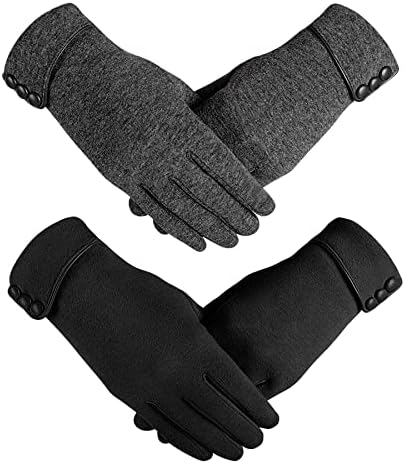 Women's Touch Screen Gloves - Winter Gloves Touchscreen Full Finger for Outdoor