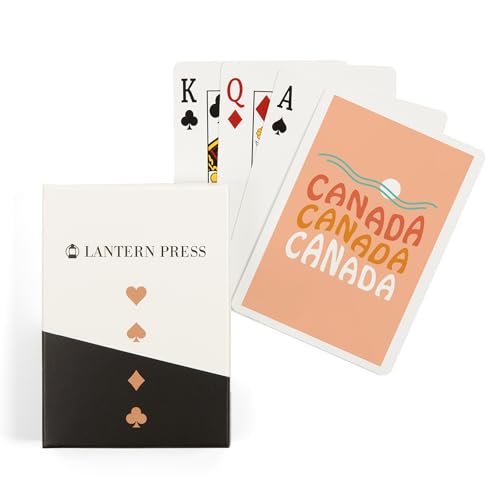 Baraja Póker Canadiense Tipografía Costera 52 Cartas