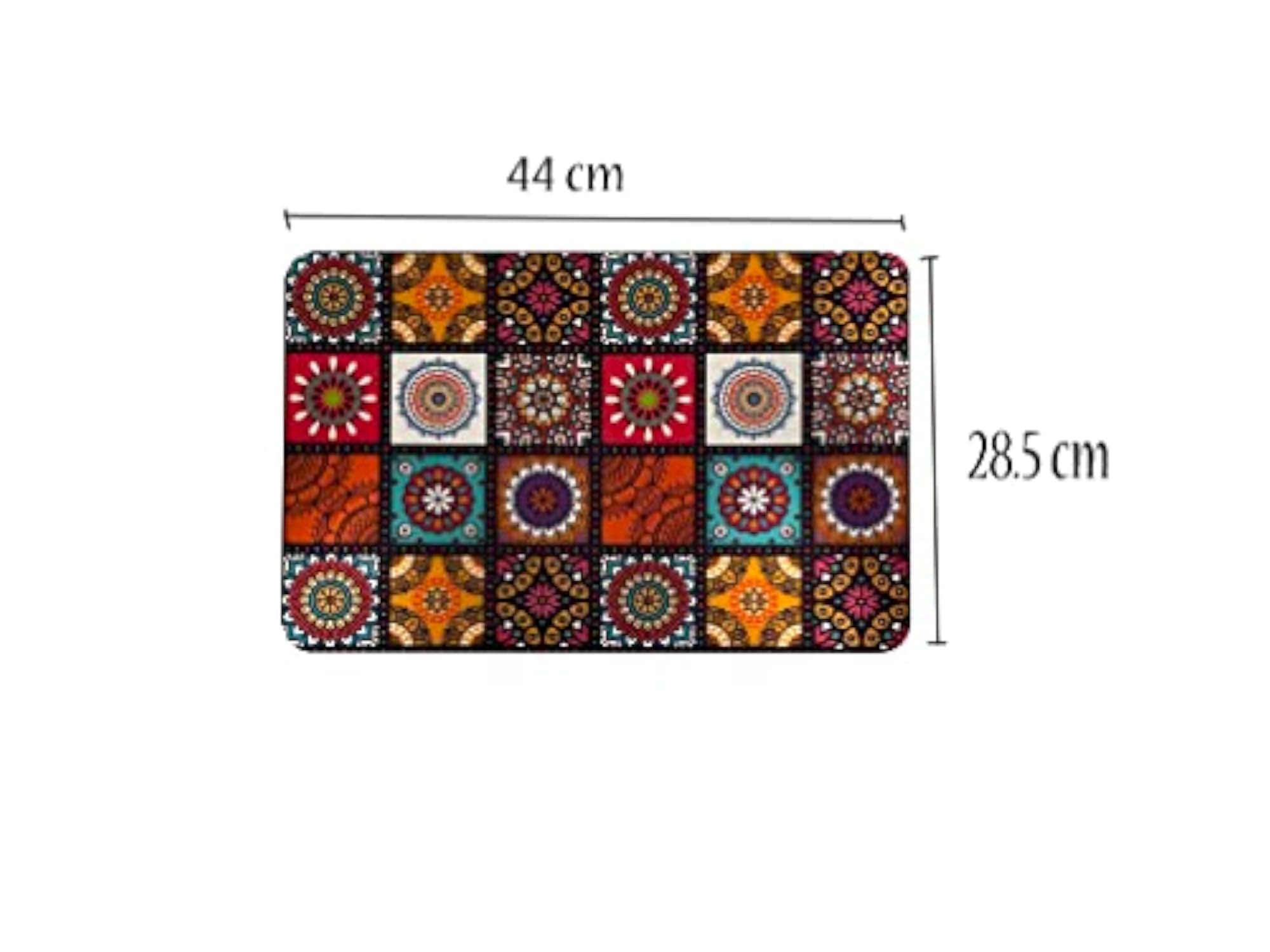 Beautiful Rangoli Design Table Placemat(3 PC)