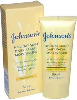 JOHNSON'S holiday skin facial moisturiser normal/dry skin 50ml