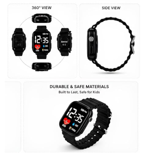 Image of XENTON Kids Digital Watch for Boys & Girls | LED Display Wrist Watch | One Touch Time & Date Display | Adjustable Strap | Lightweight Casual Watch for Kids Boys