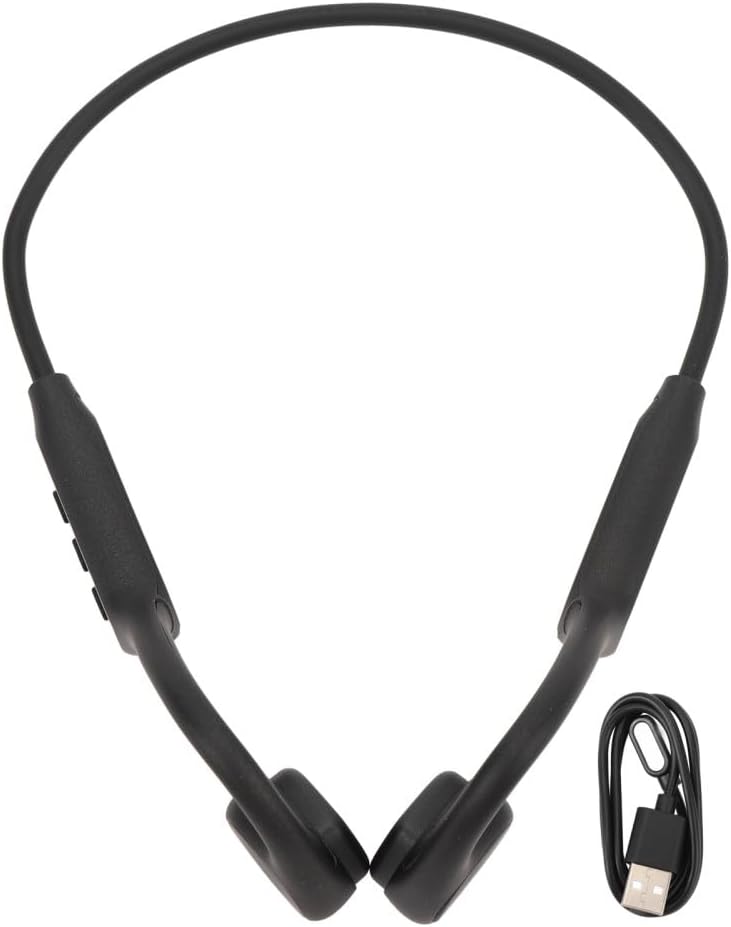 Bone Conduction Headphones, Sports Earbuds with Noise Cancellation, 8H Battery,IPX8 for All Kinds of Sports Situations