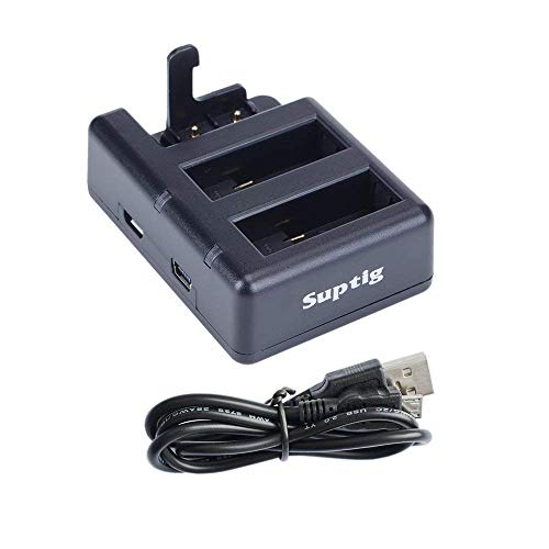 Triple Battery Charger for GoPro Hero 8 Hero7 Black Only, Hero 6, Hero