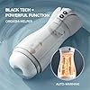 Elektrischer Masturbator Mann Cup 10 Vibrationsmodi 4 Saugmodi und Heizfunktion Sex Spielzeug Masturbieren Sexspielzeug für Männer Penis Masturbation,White #3