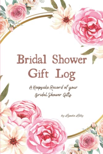 Bridal Shower Gift Log Keepsake