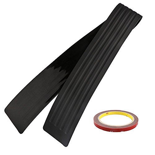 Wefond Cubierta de Goma Antideslizante del Protector de Parachoques del Protector Trasero de Goma Universal para el camión SUV de la Recogida del Coche, 90cm / 35.5"