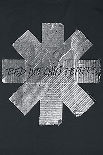 Red Hot Chili Peppers Amplified Collection – Duct Tape Homme T-Shirt Manches Courtes Noir S - Les Beatles, Paul McCartney, John Lennon, RIngo Starr, George Harrison Red Hot Chili Peppers Amplified Collection - Duct Tape Homme T-Shirt Manches Courtes Noir S – Image 3