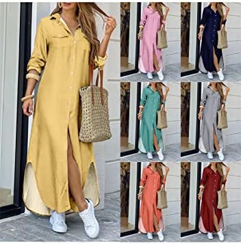 Dames Lange Jurk Bloemenprint Katoen Zomer Kleding - Belleza