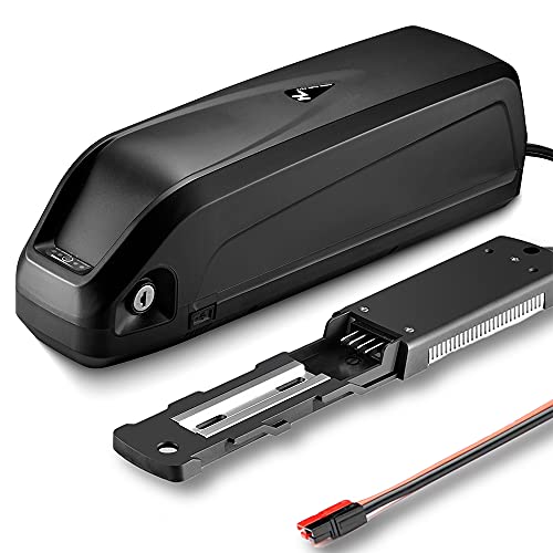 Azkoeesy Batterie de vélo électrique 48 V 13 Ah avec chargeur, port USB, batterie au lithium pour moteur 1000 W - 250 W (48 V-13 Ah) Cover