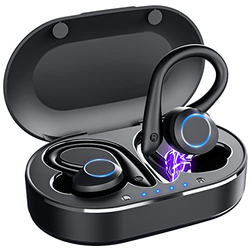 EUQQ Wireless Earbuds Bluetooth 5.3 Headphones for Sports 50Hrs Playtime HiFi Stereo Earphones Noise Cancelling Bluetooth Wireless Ear Buds with Mic for Running audifonos Bluetooth inalambricos