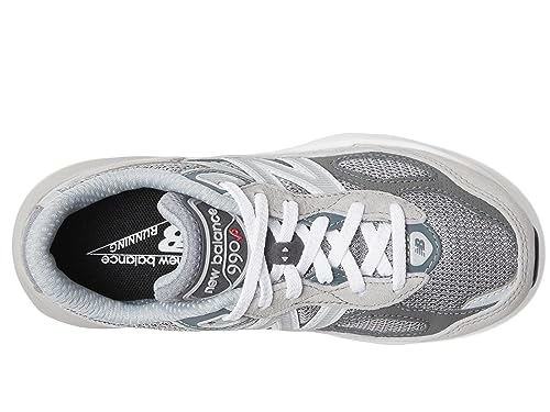 New Balance Boy's 990 V6 Lace-up Sneaker, Grey/Silver, 1 X-Wide Little Kid2