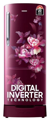 Samsung 183 L, 5 Star, Digital Inverter, Direct-Cool Single Door Refrigerator (RR20D2825HN/NL,...