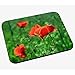 Produktbild Mausunterlage Mohn Field Flower Bucolic Grün und Rot